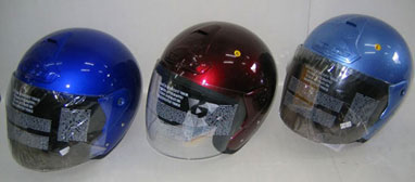 Open face helmets provided by Offroad Vietnam