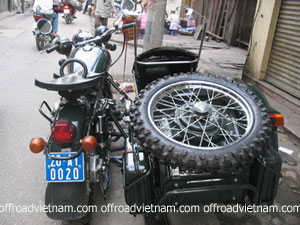 Russian sidecar Ural, Vietnam