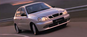 Daewoo Lanos 4 Seats White