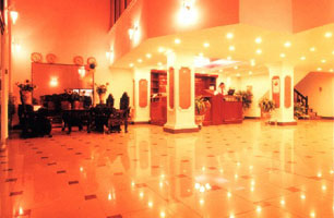 Lobby (Receiving lounge) at Camellia (Orchid or Hoa Tra) Hotel in Hanoi