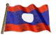 animation flag of laos republic