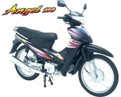 SYM Angel 100cc Blue, White, Drum brake