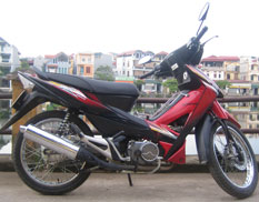 Honda Wave RSX 100cc Red, Disc brake