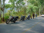 motorbike touring the infamous golden triangle