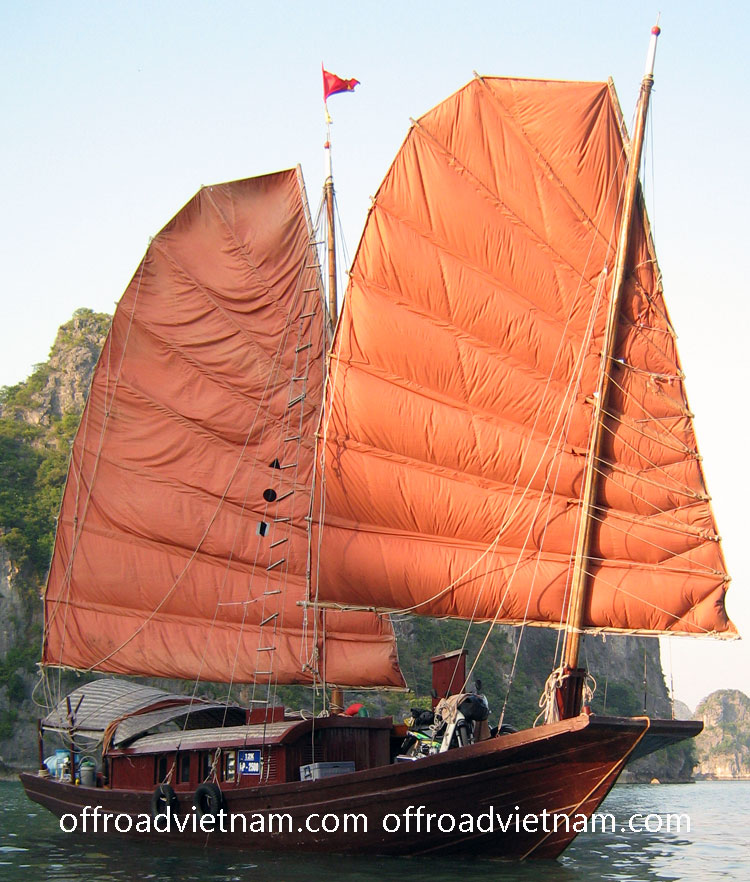 Junk cruise Halong Bay with Offroad Vietnam.