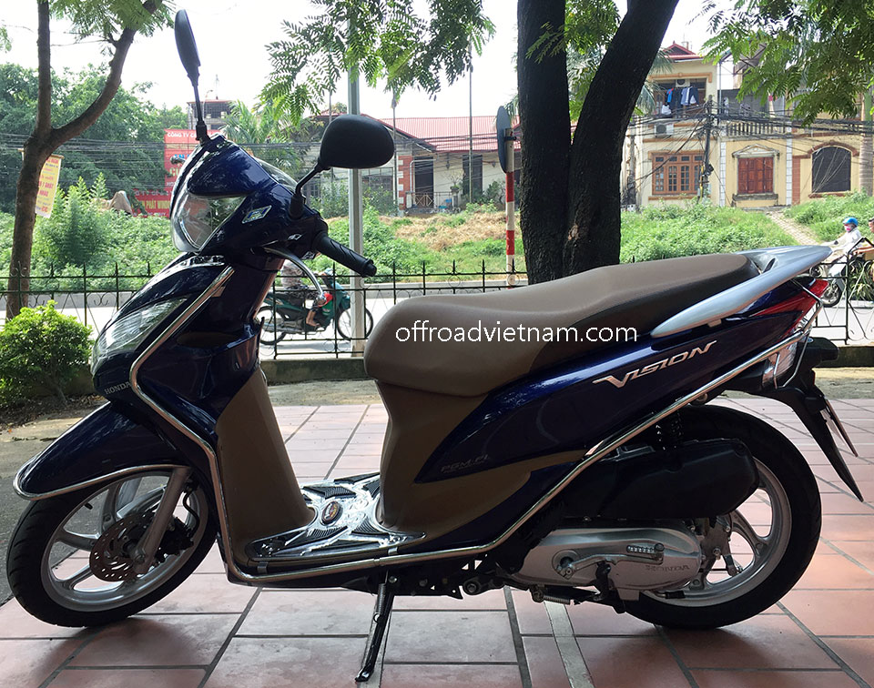 Honda Vision 110cc Automatic Scooter Hire In Hanoi Offroad Vietnam